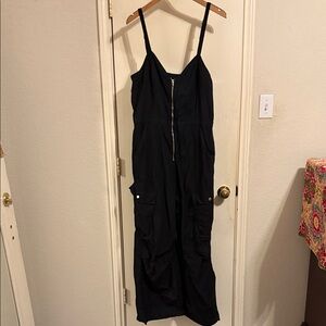Black cargo Jumpsuit with Spaghetti Straps from Target